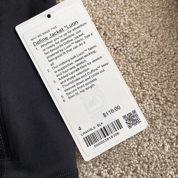 NWT lululemon define jacket - Picture 2 of 6